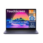 Dell Inspiron 14 7445 2-in-1 - AMD Ryzen 5 8640HS - 8GB DDR5 - 512GB SSD - 14" FHD X360 TOUCH  FP - Backlit keyboard - Windows 11 - Midnight Blue