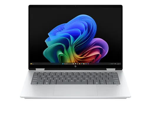 HP OmniBook X Flip X360 14-FM0013DX 2-in-1 Laptop - 14" 2K OLED Touchscreen - Intel Core Ultra 5-226V - 16GB RAM - 512GB SSD - Intel Arc 130V GPU - Backlit Keyboard - Windows 11 - 1 Year International Warranty - Atmospheric Blue - Image 2