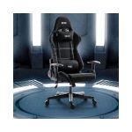 MXG FGC-01 Upholstered Fabric with Headrest and Lumbar Support Gaming Chair