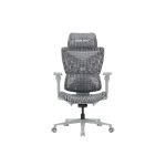 AndaSeat X-Air Mega Premium Mesh Gaming Chair in Ash Gray - Dynamic lumbar with self-adaptive tilt - 3D headrest - 5D 360° rotating armrests