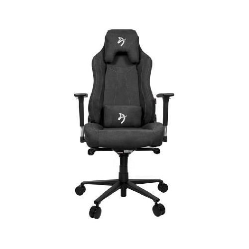 New Project Arozzi Vernazza Soft Fabric Gaming Chair Dark Gray - Image 1