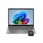 HP Omnibook X Flip 16 ar0013dx – AMD Ryzen Al 5 340 APU – 16GB DDR5 – 512GB SSD – 16″ 2k IPS LED Touch Screen Display 400 nits – Backlit KB – Poly Studio – Windows 11 – International Warranty – Meteor silver