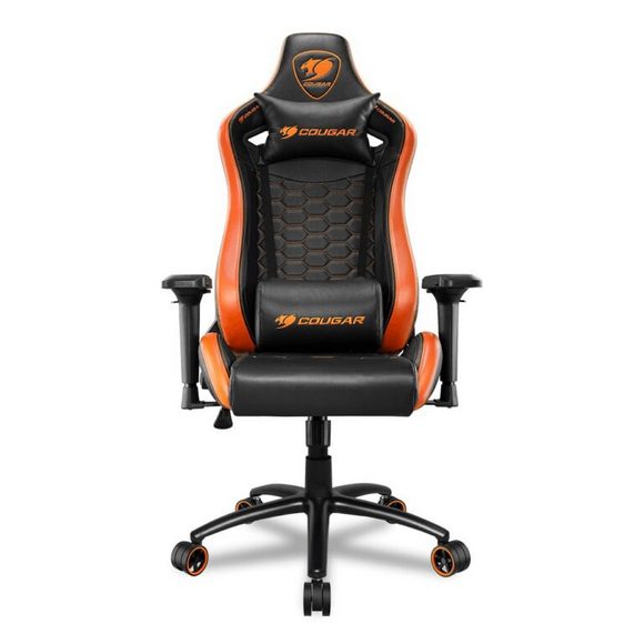 b1 Cougar OUTRIDER S Gaming Chair – Orange/Black - Image 1