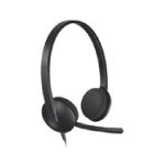 Logitech H340 USB Headset with Noise-Cancelling Mic