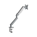 Anda Seat Stealth II Ergonomic Single Monitor Arm Silver White AD-W-A6D-1S-FW