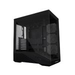 Lian Li Vector V100 ATX Mid-Tower PC Case, 4 x 120mm ARGB PWM Fans Pre-Installed, LED RGB Strip, Display Platform with Tempered Glass, Support 420mm GPUs, 360mm Radiator, Optimized Airflow (Black, White) - Image 3