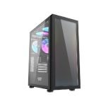 DarkFlash DK210 Graffiti ATX Gaming Case Black - Image 2