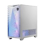 MSI MPG GUNGNIR 300R AIRFLOW ,2xUSB 3.2 Gen 1, 1xUSB 3.2 Gen2 Type-C, 4x120mm PWM ARGB Fan, ARGB+PWM Control Board, Tempered Glass Window, White - Image 2