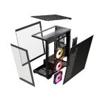 Corsair 3500X ARGB Mid-Tower ATX Desktop Case (White, Black) - Image 5