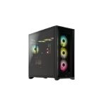 CORSAIR iCUE 5000X RGB Tempered Glass Mid-Tower ATX PC Smart Case, Black - Image 3