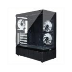 EASE EC123B Tempered Glass Gaming Case-Black