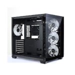 EASE EC124B Tempered Glass Gaming Case-Black