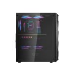 DarkFlash Aigo DK351 Luxury E-ATX 4 ARGB Fans Included Gaming Case Black - Image 2