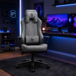 Arozzi Vernazza Soft Fabric Gaming Chair Ash Gray