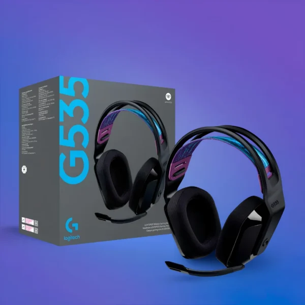 Logitech G535 LIGHTSPEED Wireless Gaming Headset – Lightweight Headphones Black - image 5