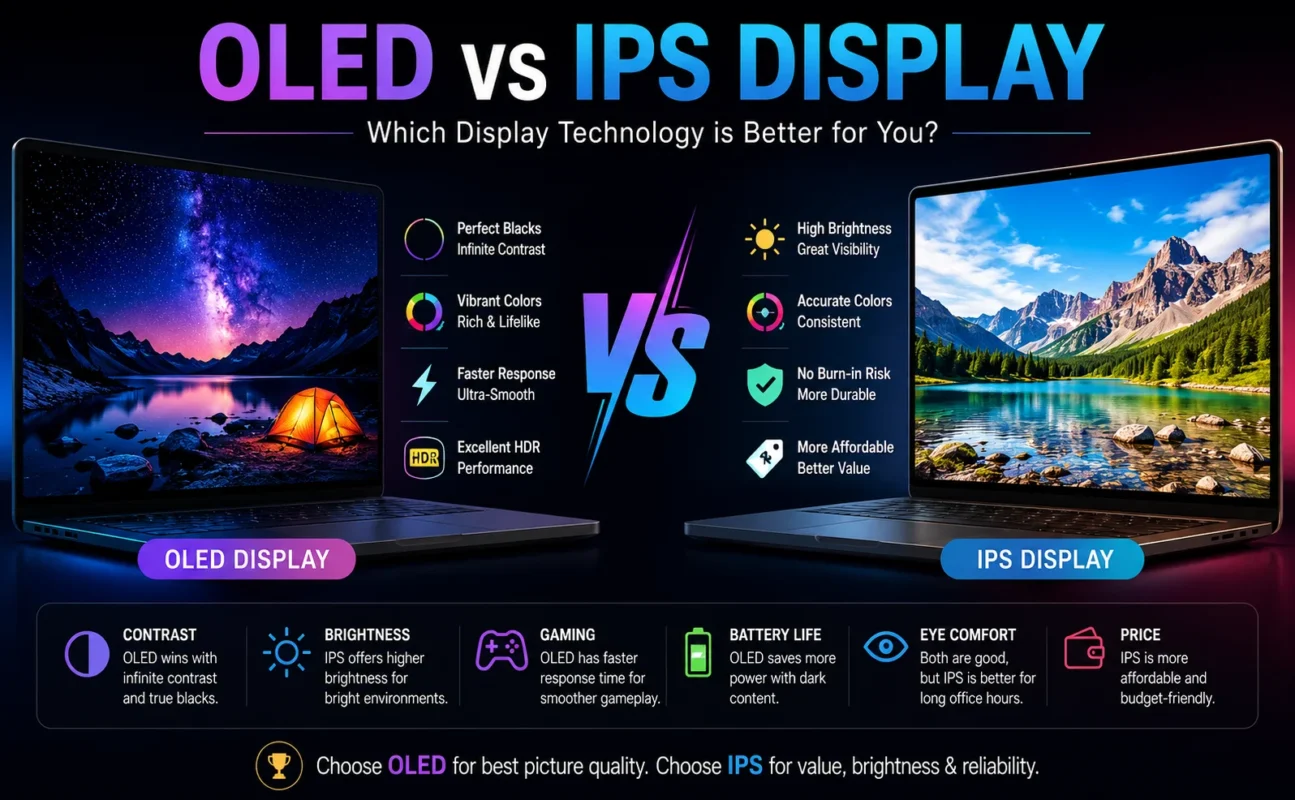 OLED vs IPS Display Which One Is Better in 2026